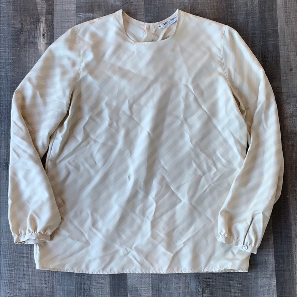 NWT size 8 Giorgio Armani Le Collezioni blouse